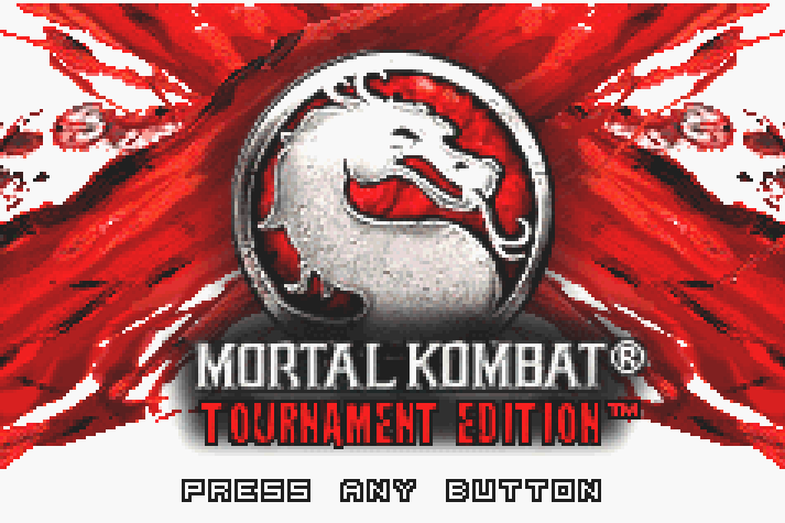 Mortal Kombat Tournament Edition Title Screen